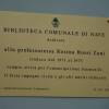 Intitolazione della Biblioteca di Nave alla prof.ssa Rosina Rossi Zani 12.3.16
